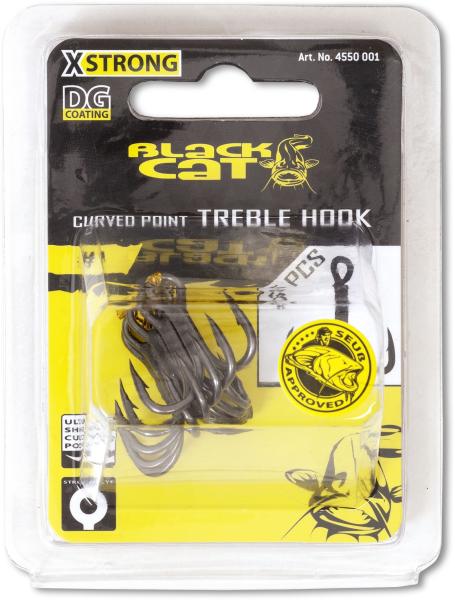 Curved Point Treble Hook DG