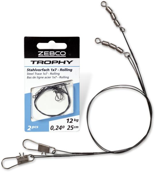 Trophy Bas de ligne acier 1x7 - Rolling